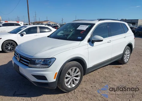 2018 Volkswagen Tiguan 2.0T Se/2.0T Sel z USA, uszkodzony, nr VIN 3VV3B7AX9JM072214